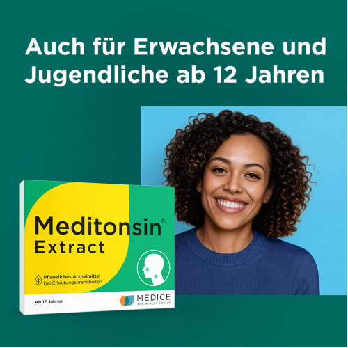 Meditonsin Extract Junior Pflanzl. Erk&auml;ltungstabl., 90 Stk., Medice Arzneimittel P&uuml;tter GmbH & Co. KG