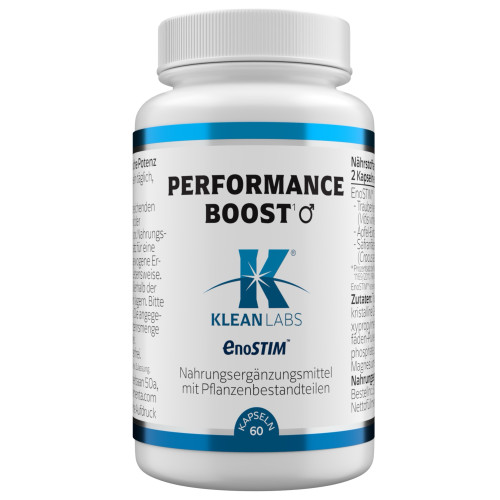 Performance Boost (Enostim) 600 mg KLEAN LABS, 60 Stk., Supplementa GmbH