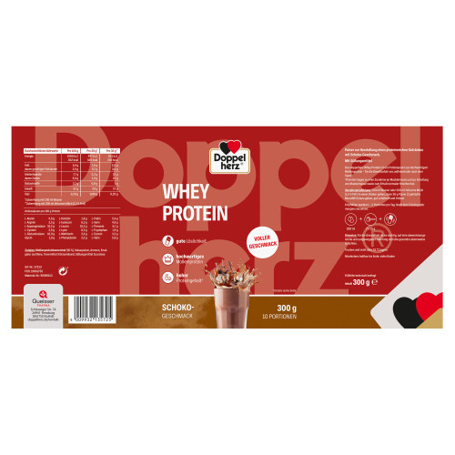 Doppelherz Whey Protein Schoko-Geschmack, 300 g, Queisser Pharma GmbH & Co. KG