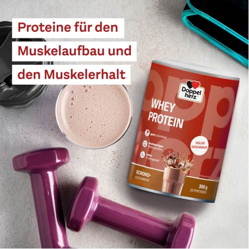 Doppelherz Whey Protein Schoko-Geschmack, 300 g, Queisser Pharma GmbH & Co. KG
