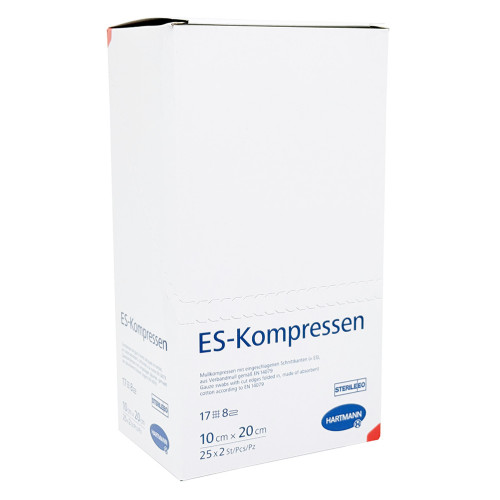 ES-Kompressen steril 10x20 cm 8fach, 25x2 Stk., Adequapharm GmbH