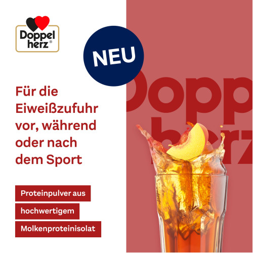 Doppelherz Clear Whey Iso Protein Pfirsich-Eistee, 300 g, Queisser Pharma GmbH & Co. KG