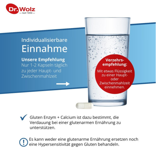 Gluten Pro + Calcium, 60 Stk., Dr. Wolz Zell GmbH
