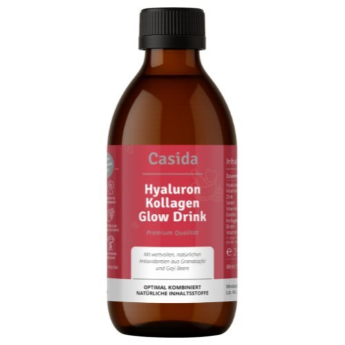 Hyaluron Kollagen Glow Drink, 250 ml, Casida GmbH