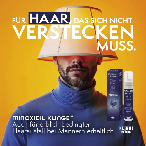 Minoxidil Klinge Frauen 50 mg/g Schaum, 190 g, Klinge Pharma GmbH