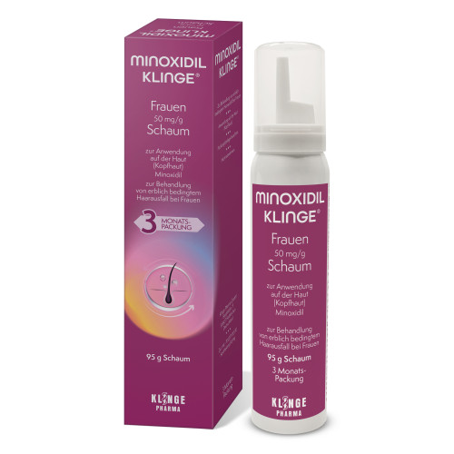 Minoxidil Klinge Frauen 50 mg/g Schaum, 95 g, Klinge Pharma GmbH