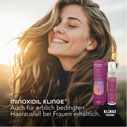 Minoxidil Klinge M&auml;nner 50 mg/g Schaum, 190 g, Klinge Pharma GmbH