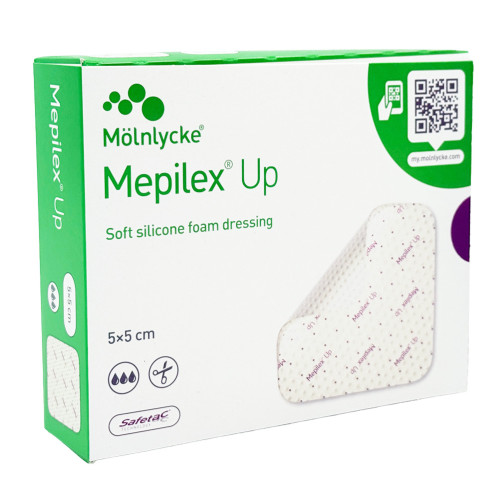 MEPILEX Up 5x5 cm Schaumverband, 5 Stk., Adequapharm GmbH