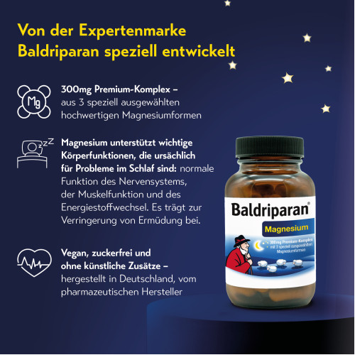 Baldriparan Magnesium, 120 Stk., PharmaSGP GmbH Baldriparan Magnesium, 120 Stk., PharmaSGP GmbH