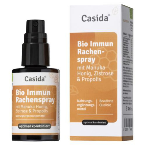 Immun Rachenspray mit Manuka + Zistrose + Propolis, 30 ml, Casida GmbH