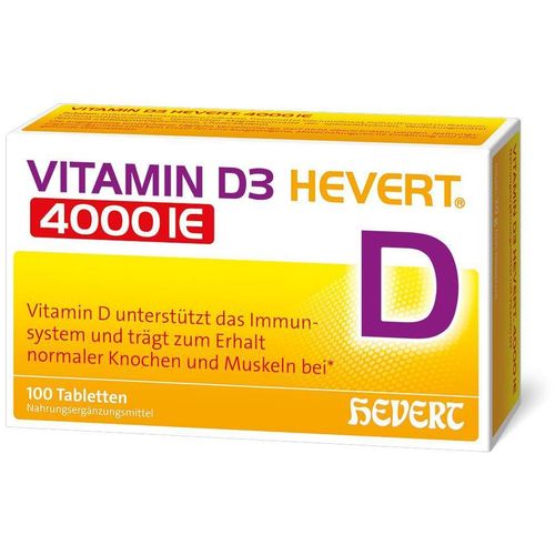 Vitamin D3 Hevert 4000 IE, 100 Stk., Hevert-Arzneimittel GmbH & Co. KG