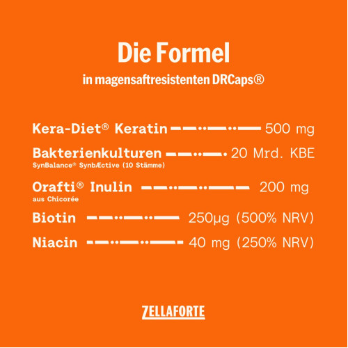 Zellaforte KeraBiotic Kapseln, 60 Stk., Adequapharm GmbH
