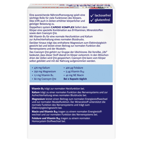 Doppelherz Cardio Komplex system, 60 Stk., Queisser Pharma GmbH & Co. KG