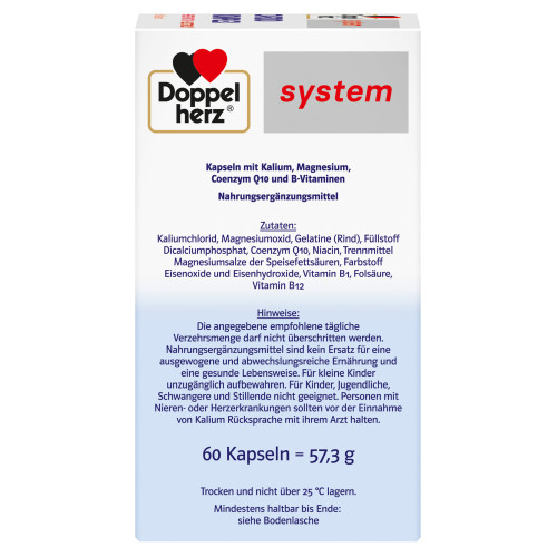 Doppelherz Cardio Komplex system, 60 Stk., Queisser Pharma GmbH & Co. KG