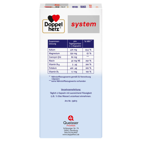 Doppelherz Cardio Komplex system, 120 Stk., Queisser Pharma GmbH & Co. KG