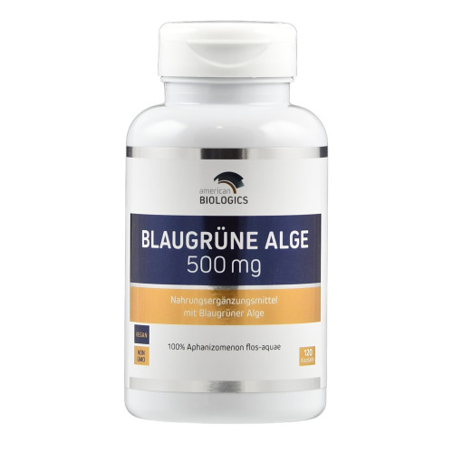 Blaugr&uuml;ne Alge 500 mg American Biologics, 120 Stk., Supplementa GmbH