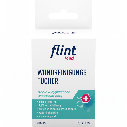 flint Med Wundreinigungst&uuml;cher, 20 Stk., Kyberg Pharma Vertriebs GmbH