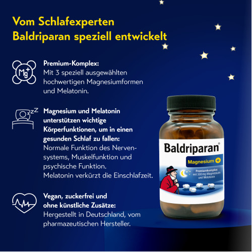 Baldriparan Magnesium Plus, 60 Stk., PharmaSGP GmbH