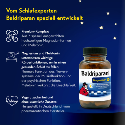 Baldriparan Magnesium Plus, 60 Stk., PharmaSGP GmbH