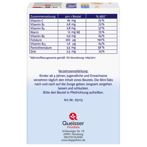 Doppelherz Multivitamin Mini-Tabs family system, 50 Stk., Queisser Pharma GmbH & Co. KG