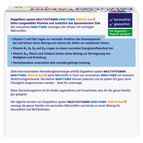 Doppelherz Multivitamin Mini-Tabs family system, 50 Stk., Queisser Pharma GmbH & Co. KG