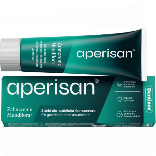 Aperisan Zahncreme Mundflora+, 75 ml, Dentinox Gesellschaft f&uuml;r pharmazeutische Pr&auml;parate