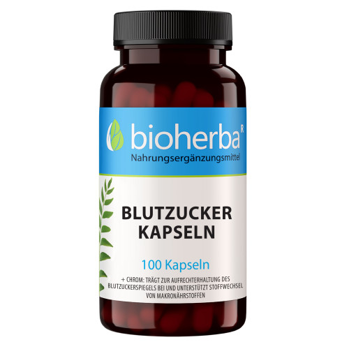 BLUTZUCKER KAPSELN, 100 Stk., Bioherba Reichenbach GmbH
