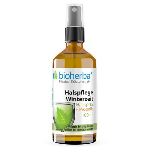 HALSPFLEGE WINTERZEIT MIT PROPOLIS HALSSPRAY, 50 ml, Bioherba Reichenbach GmbH
