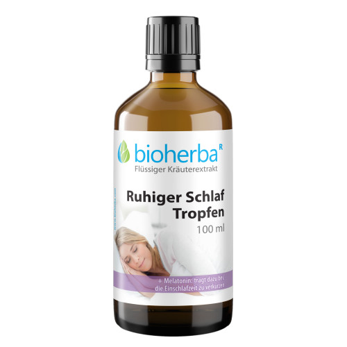 RUHIGER SCHLAF TROPFEN, 100 ml, Bioherba Reichenbach GmbH