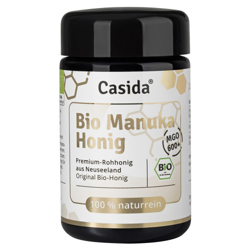 BIO Manuka Honig 600+ MGO Neuseeland, 125 g, Casida GmbH