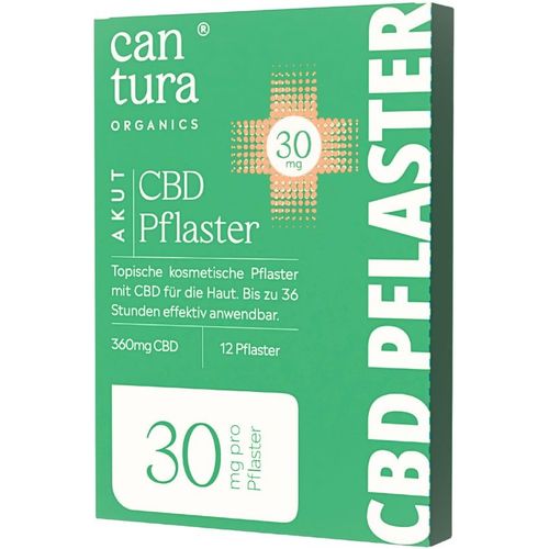 CBD Pflaster Cantura 30mg, 12 Stk., CANTURA Biopharma GmbH