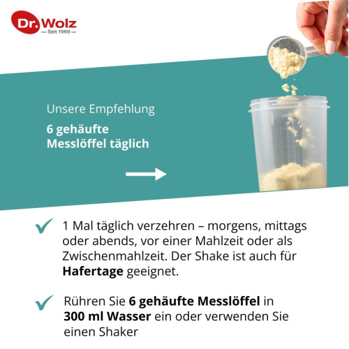 HAWEI Glucanhafer-Eiwei&szlig;-Shake Vanillegeschmack, 432 g, Dr. Wolz Zell GmbH