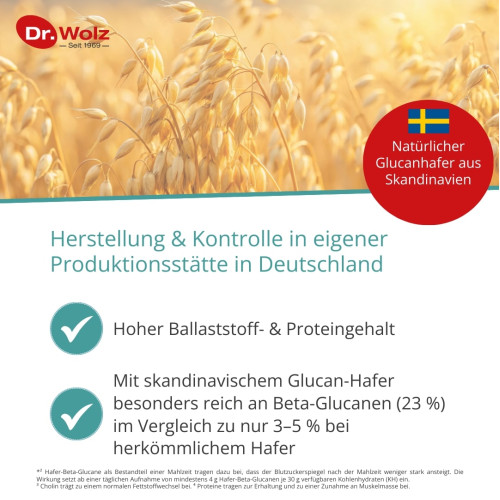 HAWEI Glucanhafer-Eiwei&szlig;-Shake Vanillegeschmack, 432 g, Dr. Wolz Zell GmbH