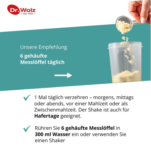 HAWEI Glucanhafer-Eiwei&szlig;-Shake Natur, 422 g, Dr. Wolz Zell GmbH