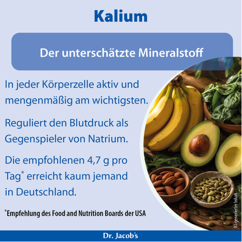 Blutdruck-Salz mit Kalium Dr. Jacob's, 500 g, Dr. Jacob's Medical GmbH