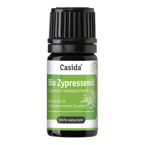 Zypressenöl BIO naturrein ätherisches Öl, 5 ml, Casida GmbH