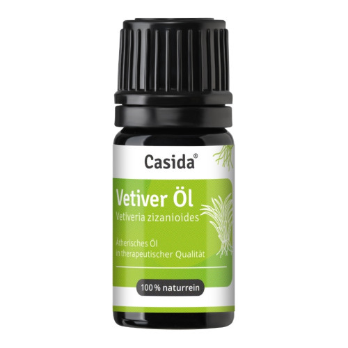 Vetiver Öl Naturrein Ätherisches Öl, 5 ml, Casida GmbH