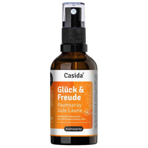 Glück & Freude Raumspray Gute Laune Raumduft, 50 ml, Casida GmbH