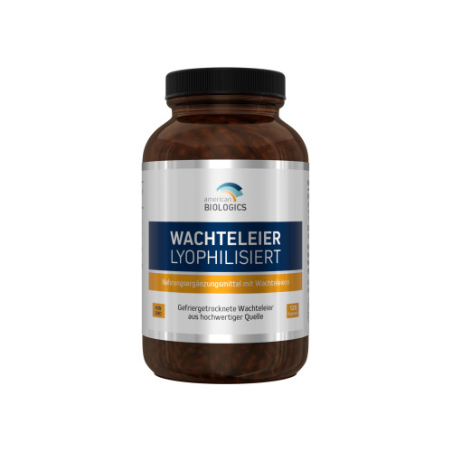 Wachteleier lyophilisiert American Biologics, 120 Stk., Supplementa GmbH