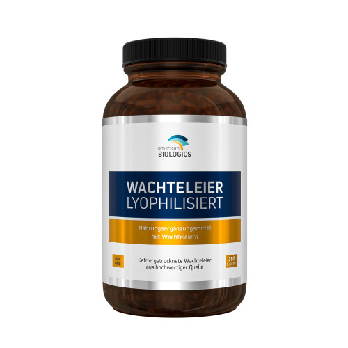 Wachteleier lyophilisiert American Biologics, 360 Stk., Supplementa GmbH