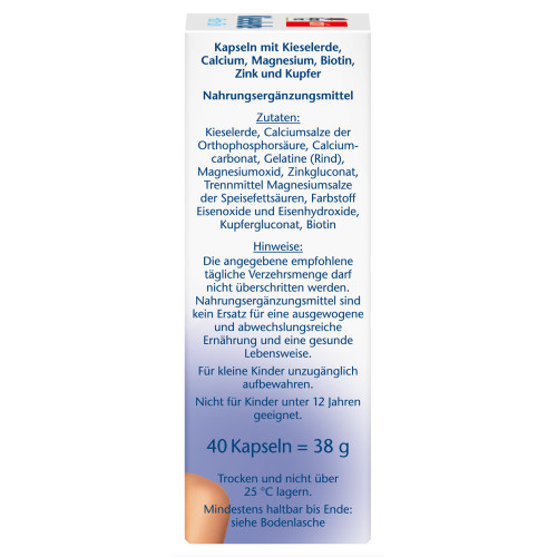 Doppelherz Kieselerde + Biotin + Zink, 40 Stk., Queisser Pharma GmbH & Co. KG
