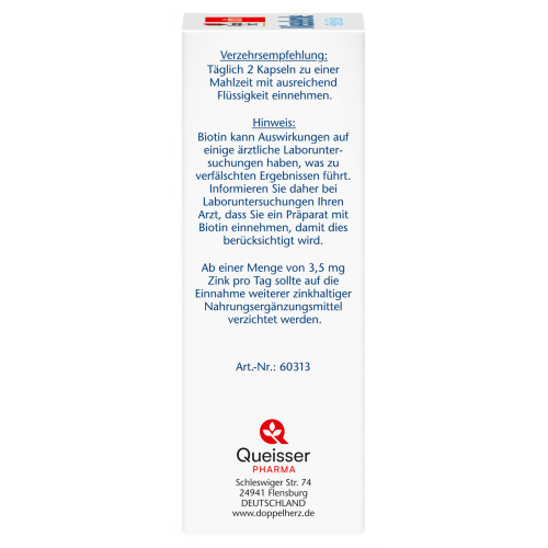 Doppelherz Kieselerde + Biotin + Zink, 40 Stk., Queisser Pharma GmbH & Co. KG