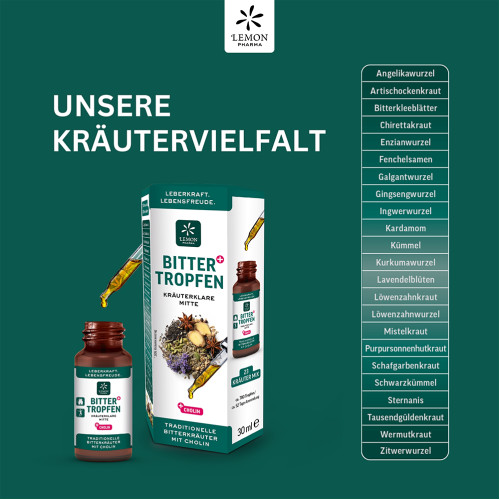 Bittertropfen mit Cholin, 30 ml, Hager Pharma GmbH
