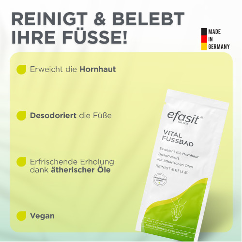 efasit Vital Fußbad Sachet, 15 g, Kyberg Pharma Vertriebs GmbH
