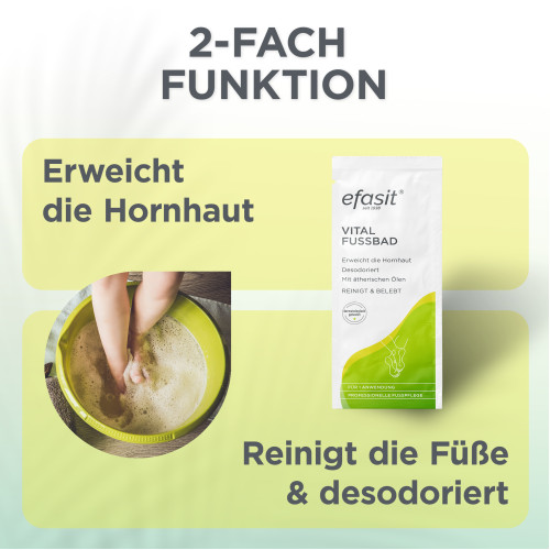 efasit Vital Fußbad Sachet, 15 g, Kyberg Pharma Vertriebs GmbH