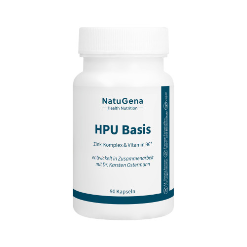 HPU Basis Zink-Komplex + Vitamin B6 + Mangan vegan, 90 Stk., NatuGena GmbH