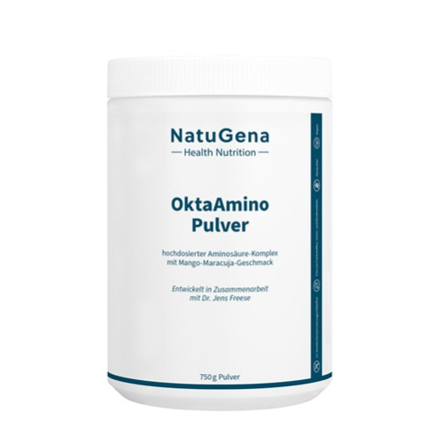 OktaAmino Aminosäuren + Zink + Magnesium + B6, 750 g, NatuGena GmbH
