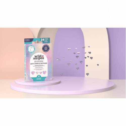 Wild Stripes Anti-Pimple Patches Diamond Recover, 24 Stk., New Flag GmbH