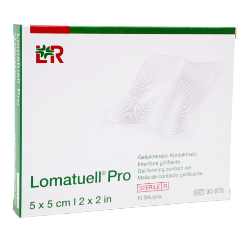 Lomatuell Pro 5x5 cm steril, 10 Stk., Adequapharm GmbH