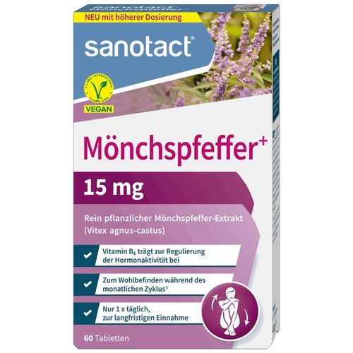 sanotact M&ouml;nchspfeffer+, 60 Stk., Sanotact GmbH